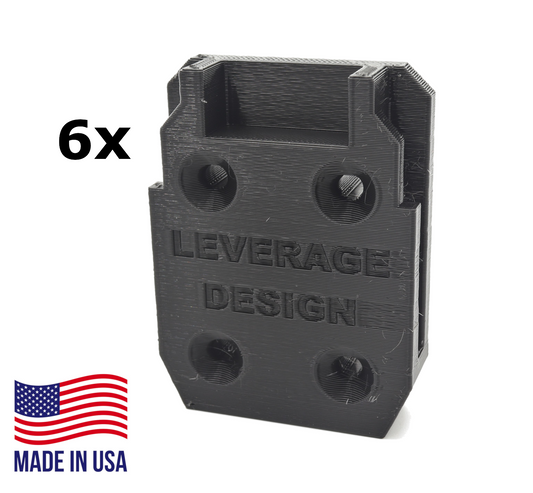 BEST FIT! 6 Pack: DeWALT 20V 60V Tool Mounts / Hangers / Holders - MADE IN USA