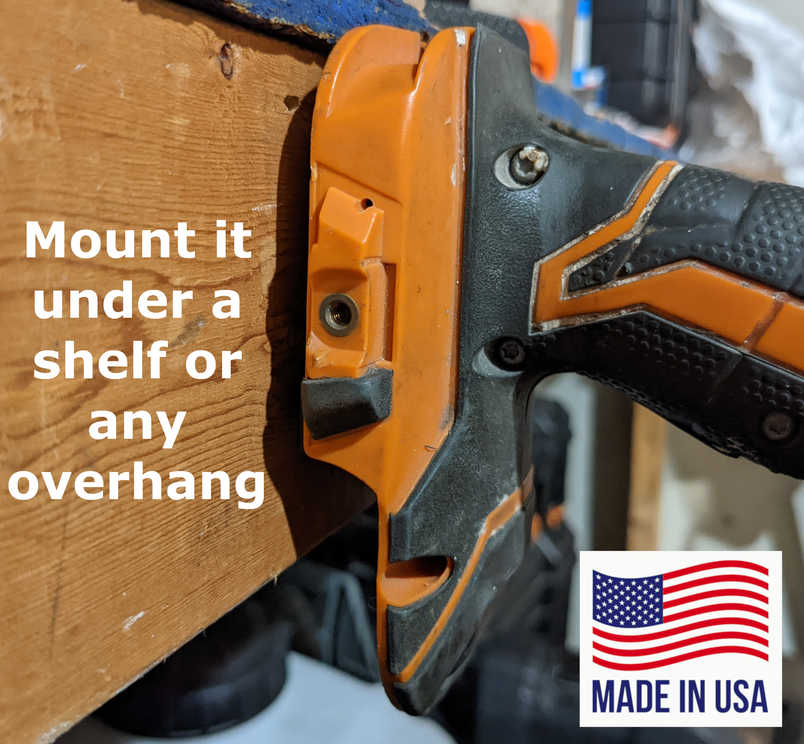 ORANGE! 6 Pack: RIDGID 18V Tool Mounts / Hangers / Holders - MADE IN USA