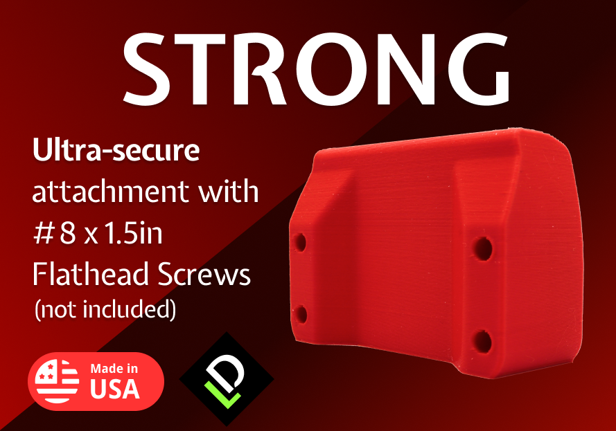 2024 SPECIAL 12 Pack: HEAVY DUTY Milwaukee M18 Battery Holder/Mount MADE IN USA