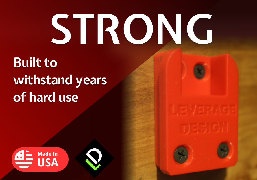 COMBO: 6 / 6 HEAVY DUTY Milwaukee M18 TOOL and Battery Holders Mount MADE IN USA