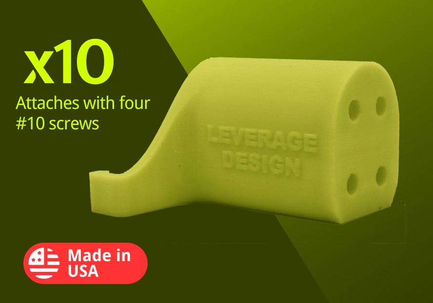 LOCKING! 10 Pack: Ryobi 18V ONE+ Battery Mounts / Hangers / Holders MADE IN USA