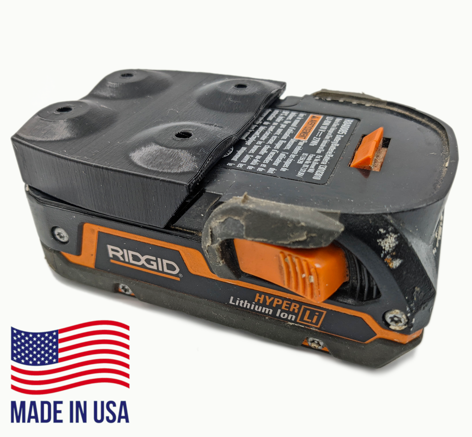 NEW! 6 / 6 Combo Pack RIDGID 18V Battery Mounts / Hangers / Holders- MADE IN USA