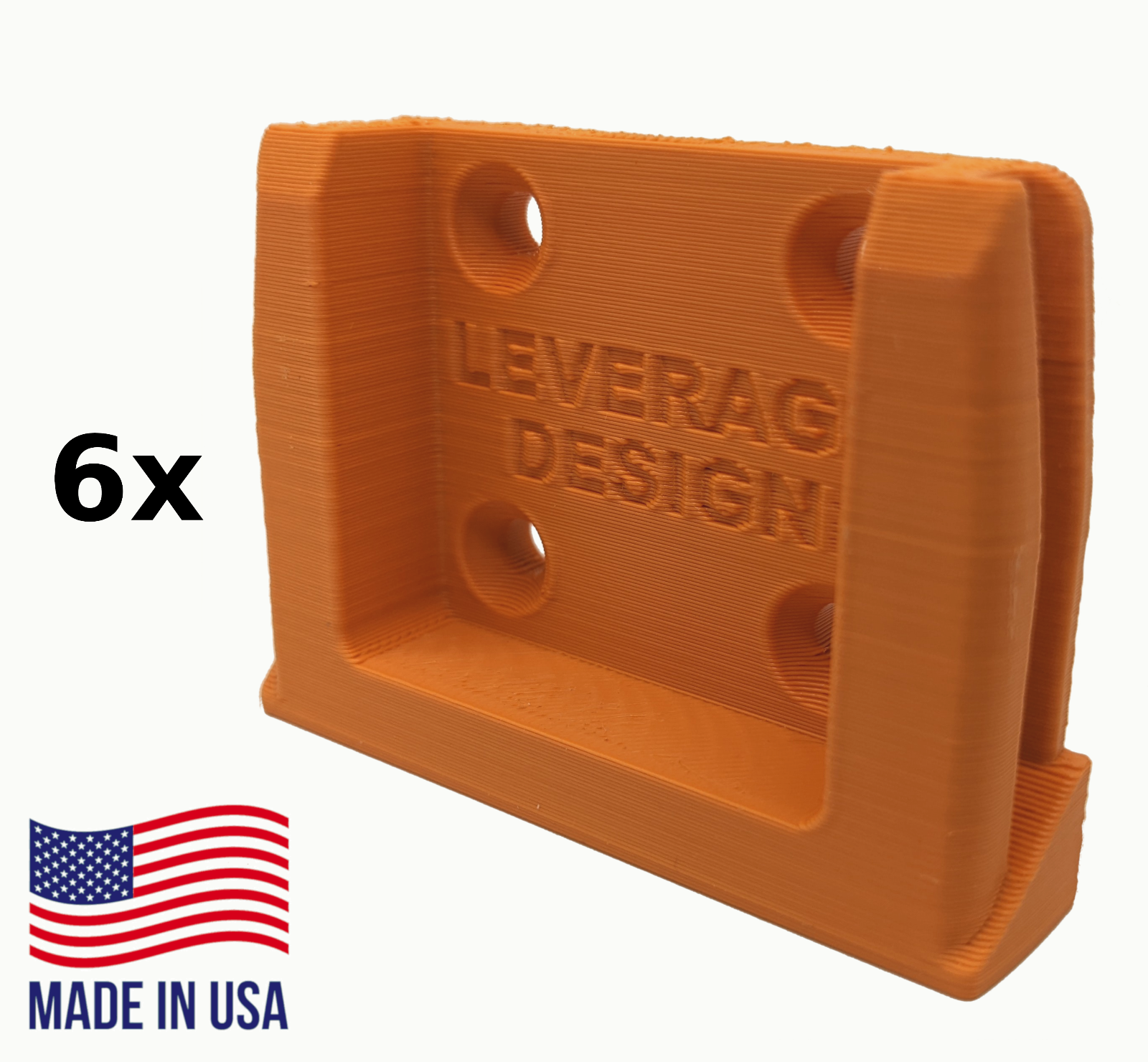 ORANGE! 6 Pack: RIDGID 18V Tool Mounts / Hangers / Holders - MADE IN USA