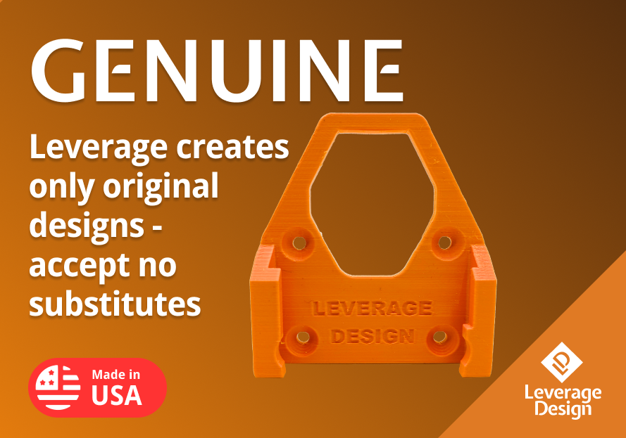 LOCKING! 5 Pack: RIDGID 18V ORANGE Battery Mounts / Holders - MADE IN USA