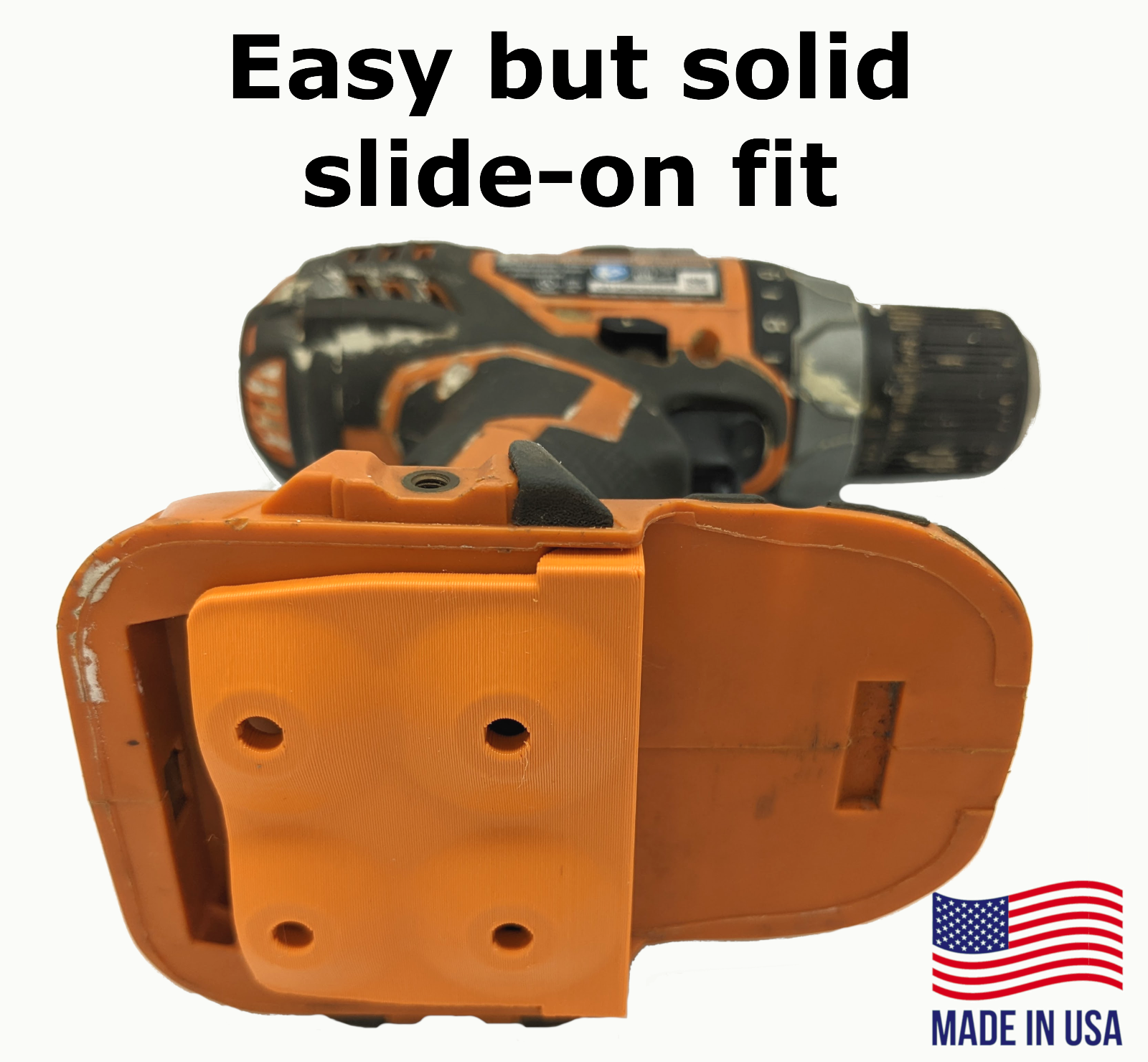 ORANGE! 6 Pack: RIDGID 18V Tool Mounts / Hangers / Holders - MADE IN USA