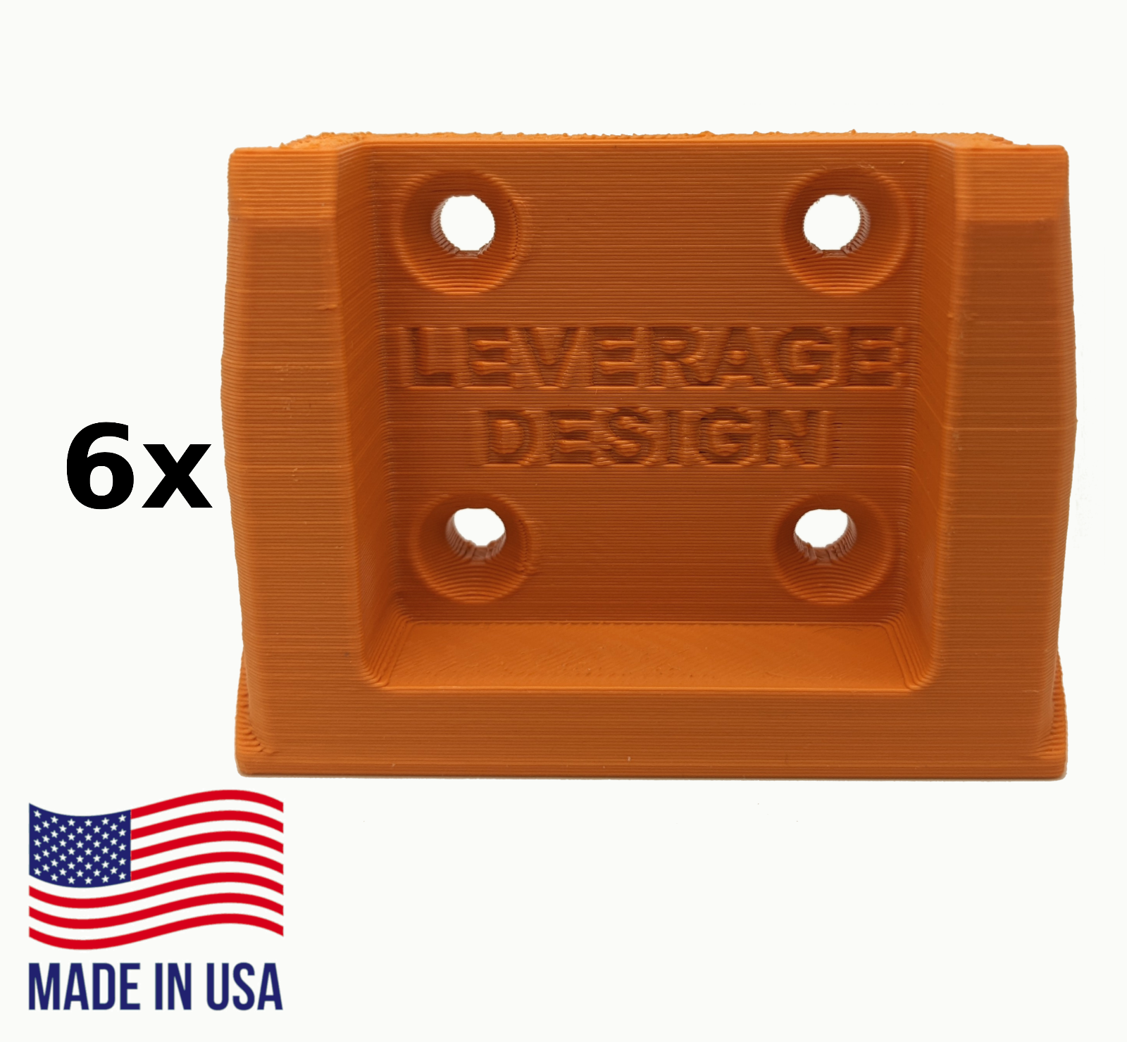 ORANGE! 6 Pack: RIDGID 18V Tool Mounts / Hangers / Holders - MADE IN USA