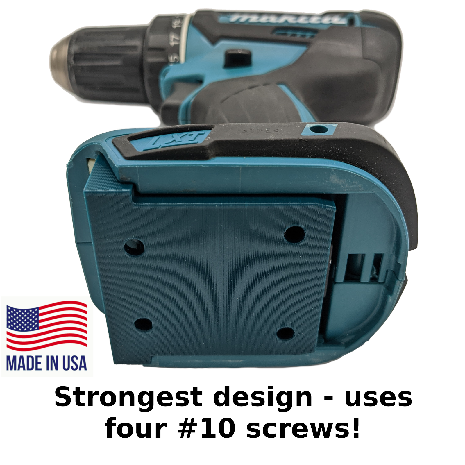 BEST FIT 10 Pack Makita 18V Tool Mounts / Hangers / Holders - MADE IN USA