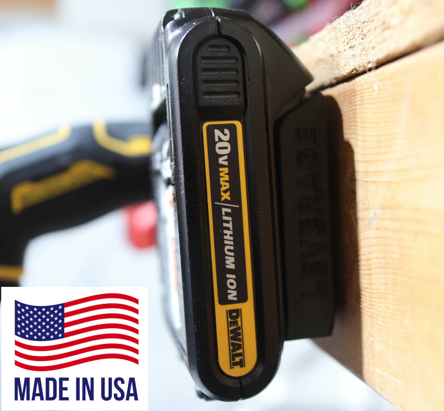 10 / 10 Combo Tool & Battery Mounts/Holders to fit DeWALT 20V 60V - BEST FIT!
