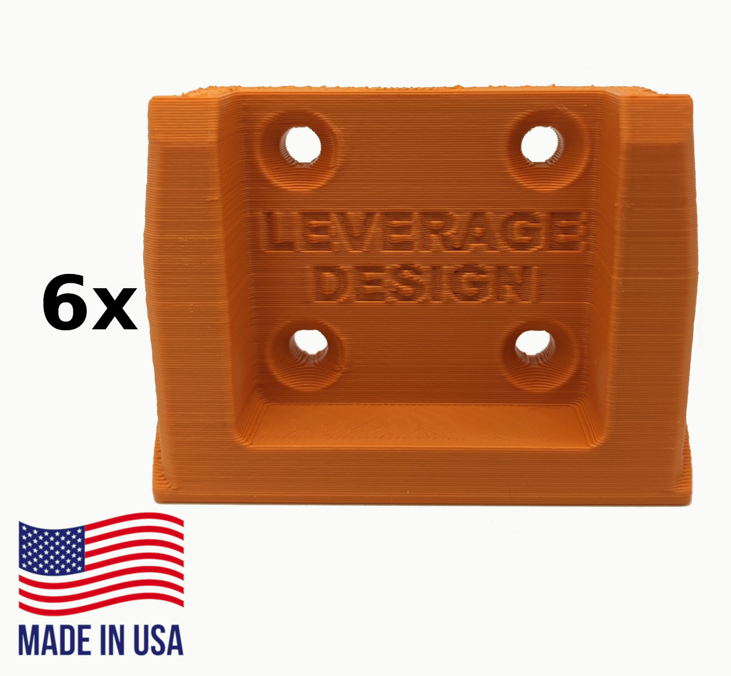 ORANGE! 6 Pack: RIDGID 18V Tool Mounts / Hangers / Holders - MADE IN USA